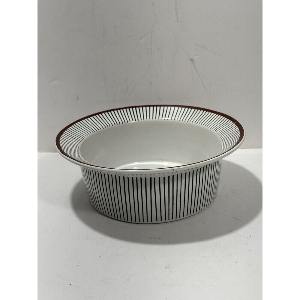 Vintage Gustavsberg Spisa Ribb Round Serving Bowl dish Stig Lindberg sweden 60’s